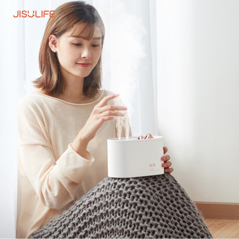 Máy phun sương, tạo ẩm Nano chính hãng JisuLife, giữ ẩm cho da, có 2 vòi phun công suất lớn, thiết kế đẹp mắt, bền