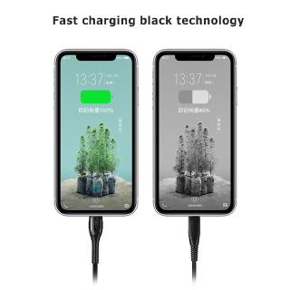 Cáp Sạc Nhanh 5a Cổng Micro Usb Type-C Có Đèn Led Cho Iphone Android