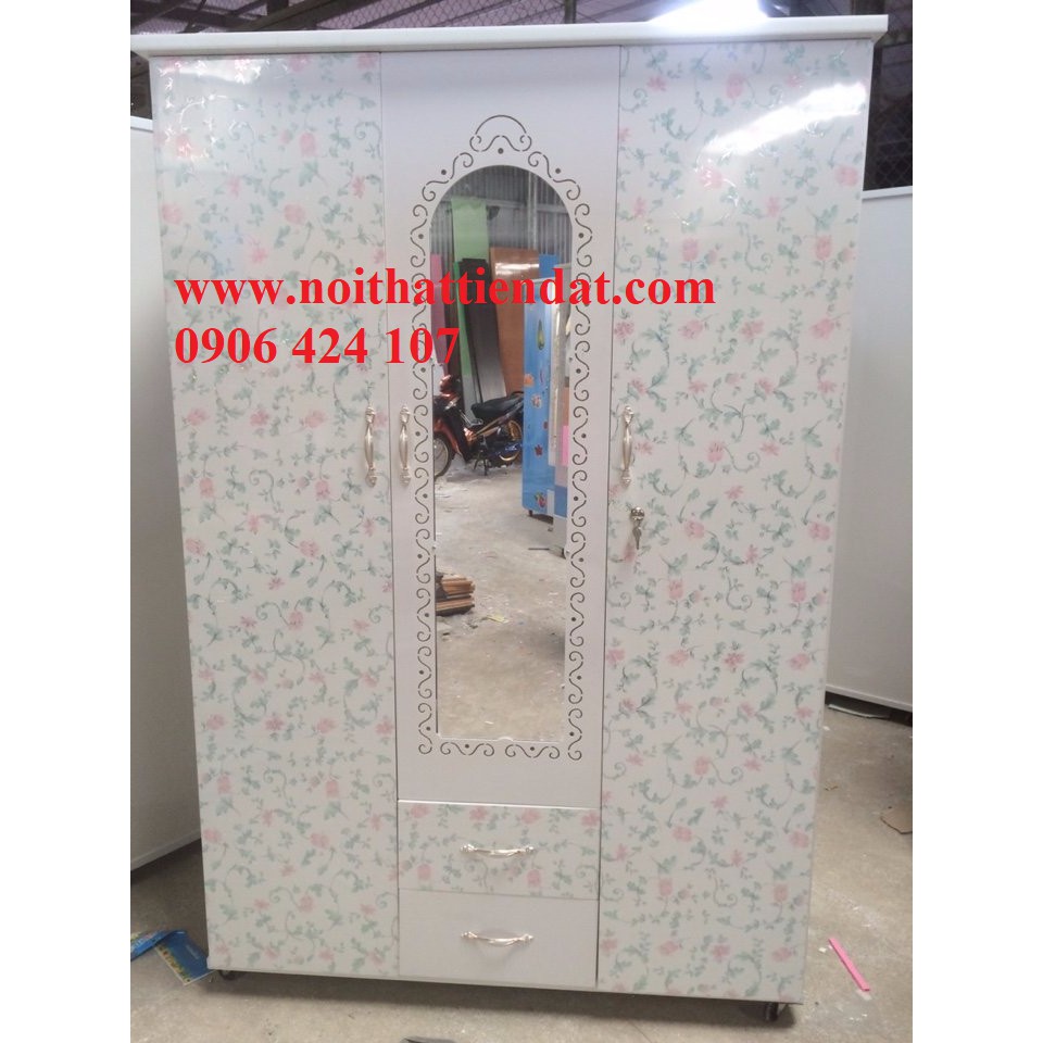 tủ nhựa người lớn 1m8 x 1m2 3 cánh