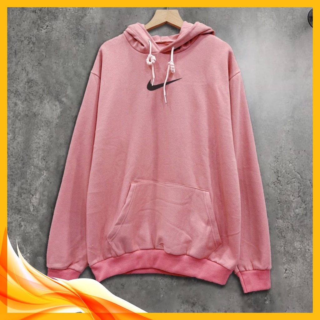 AK17_Áo Hoodie Nỉ Ngoại Thêu LoGo_Chất Nỉ Bông Dày Dặn_Form Tay Dơi Phồng_Nón Rộng 2 Lớp_Unisex Nam Nữ Ok