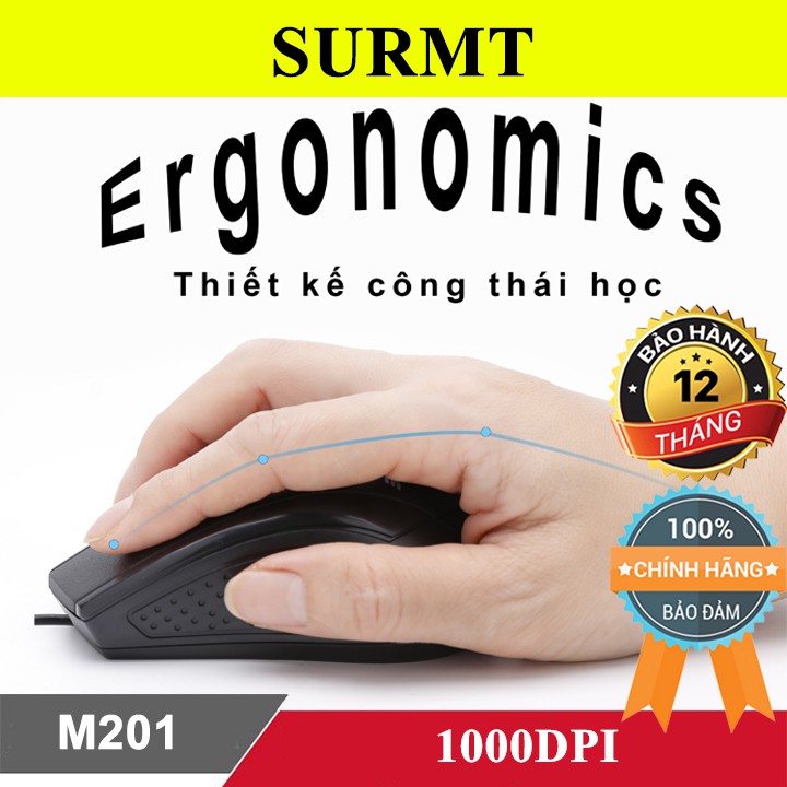 Chuột Gaming Surmt M201 chính hãng - Chuột Máy Tính Surmt 201