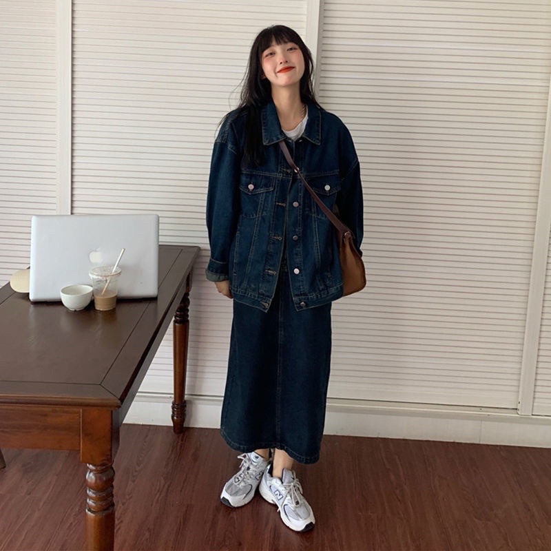 Áo khoác jean,bò nữ oversize Xanh Vintage Ánh Rêu form rộng unisex nam nữ có 6 túi ,có túi trong style Ulzzang