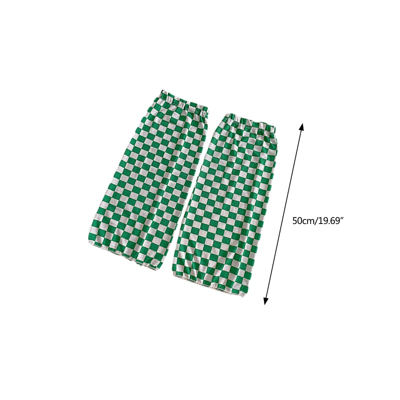 Tất Dài Họa Tiết Sọc Caro Phong Cách Harajuku