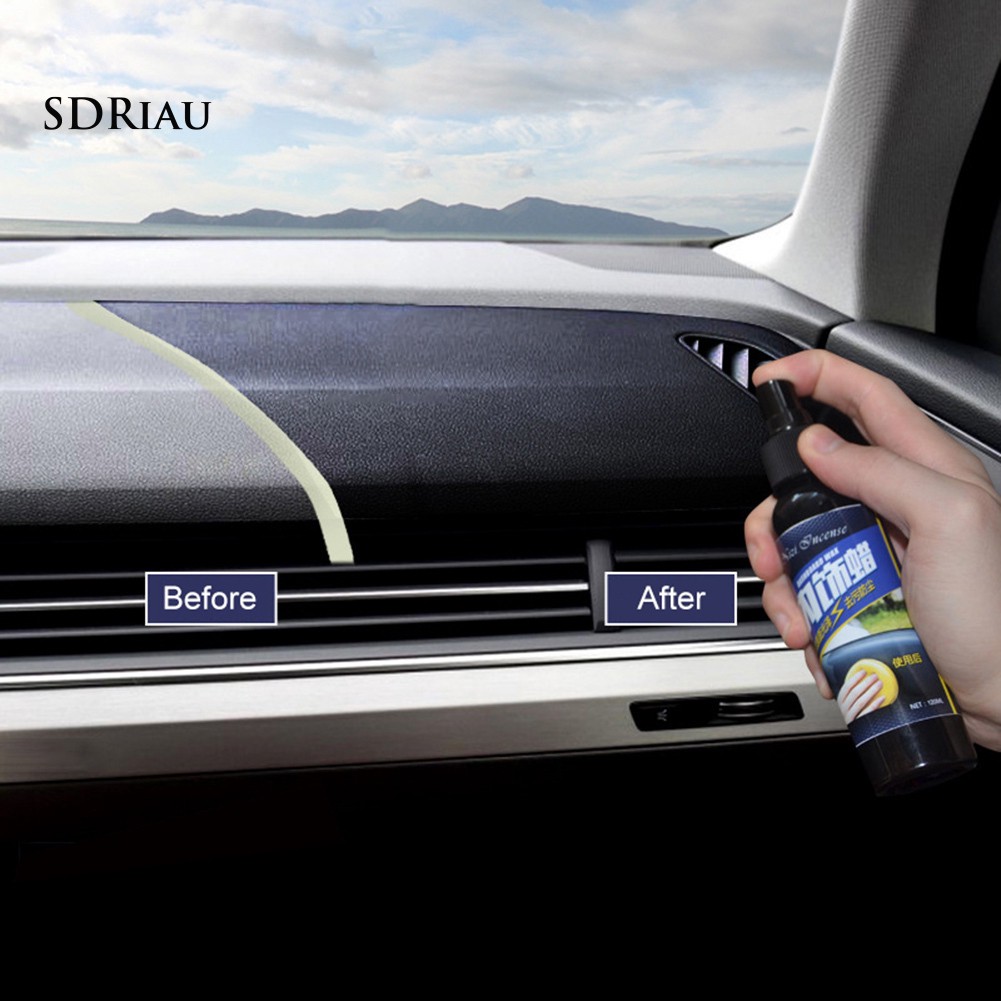 【Ready Stock】50ML Car Vehicle Wax Interior Restorer Dashboard Seat Glossing Maintenance Tool
