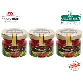 Lốc 3 Hũ Mứt Dâu preserves Golden farm 30g GOODYSHOP