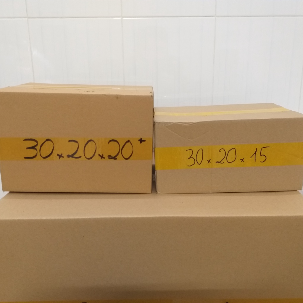 COMBO 10 HỘP 30x20x15 Hộp Carton Đóng Gói Hàng Hóa - Cần Thơ