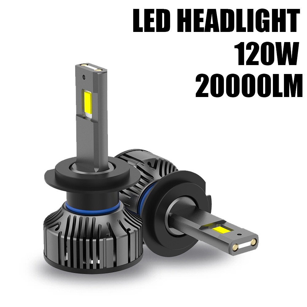 Đèn Pha LED 120W H4 20000LM CSP H7 H1 H11 H8 H9 9005 9006 HB3 HB4 6000K Siêu Sáng