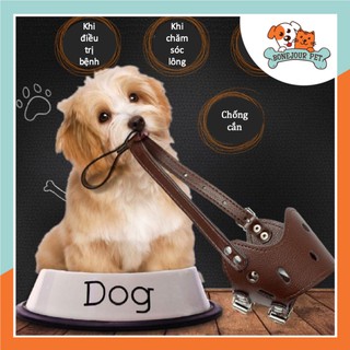 Khớp Mõm, Rọ Mõm Chó Da Mềm Bonejour Pet
