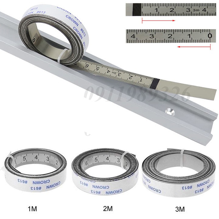 ❤️FREESHIP❤️ Thước dán inox 1 mét 2 mét 3 mét