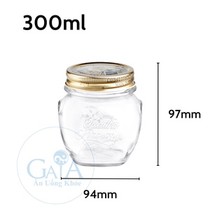 Hũ thủy tinh nắp vặn Quattro Anfora 500ml (Bormioli Rocco)