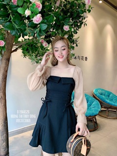 Đầm tiệc Bigsize đan eo 60-90kg