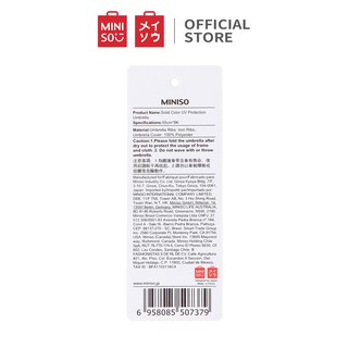 Ô chống tia UV Solid Color Miniso