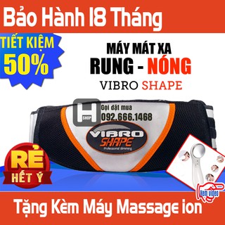 Đai Quấn Nóng Tan Giảm Mỡ Bụng VIBRO SHAPE Chính Hãng