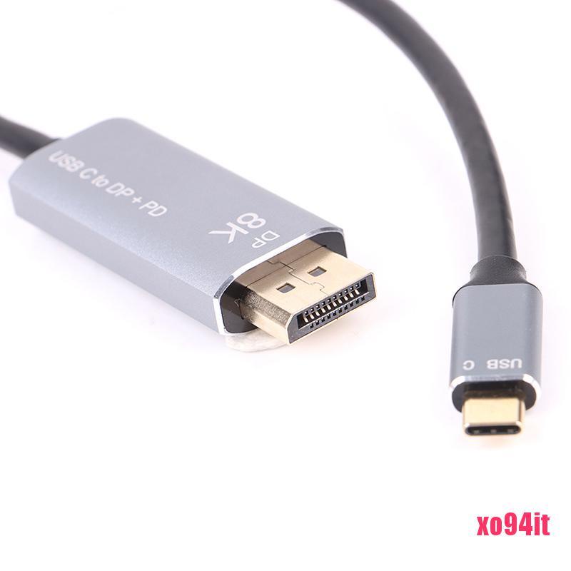 USB C to DisplayPort 1.4 8K Cable USB-C PD 8K@60Hz Thunderbolt 3 to Displa