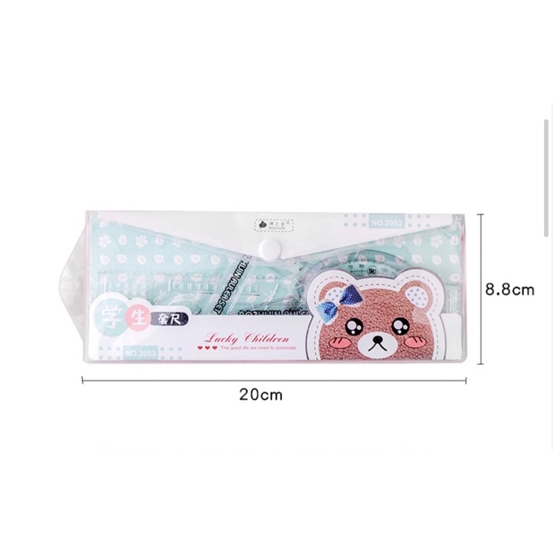 Bộ Thuớc Eke Đo Góc Đo Độ Dễ Thương