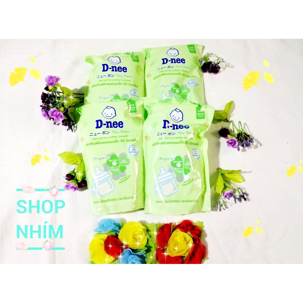 Nước rửa bình sữa Dnee dạng túi 600ml