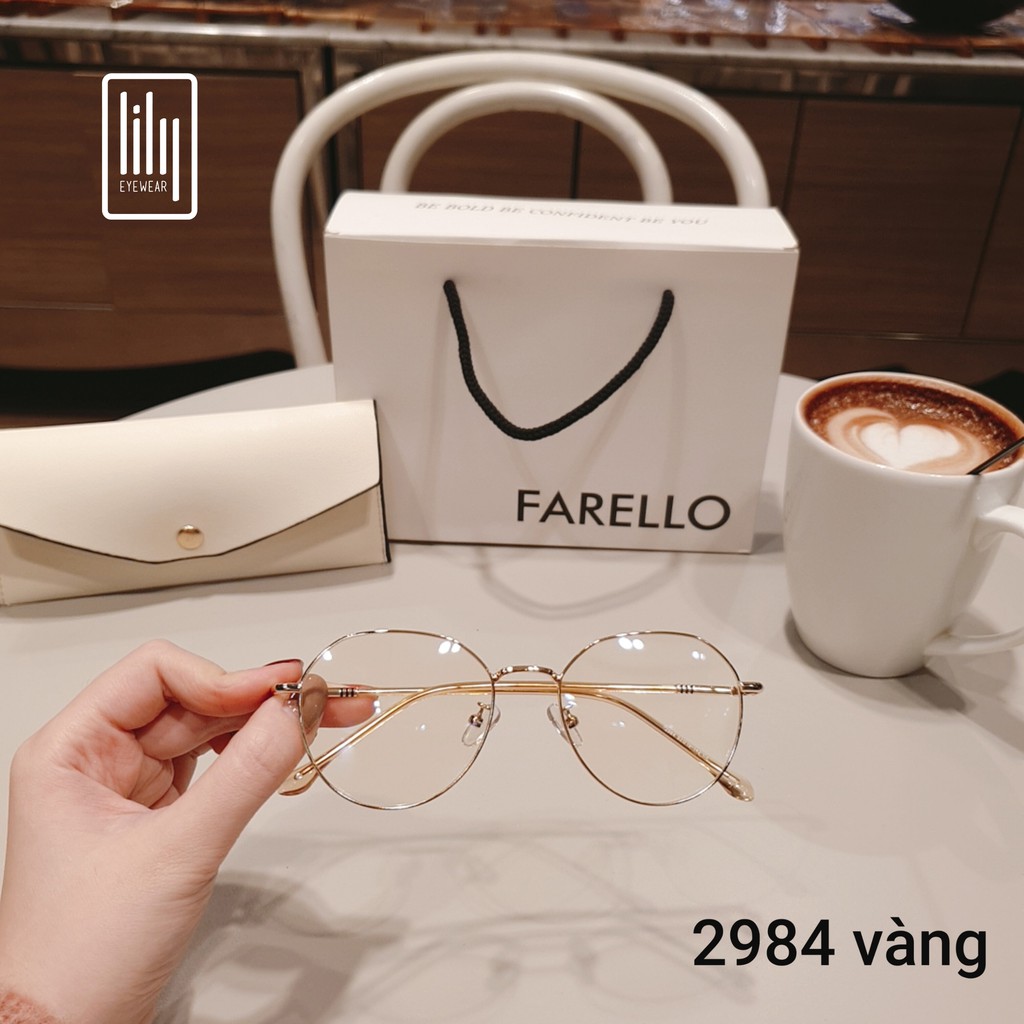 Gọng kính cận nữ Lilyeyewear kim loại, mắt tròn, nhiều màu - Y2984 #7