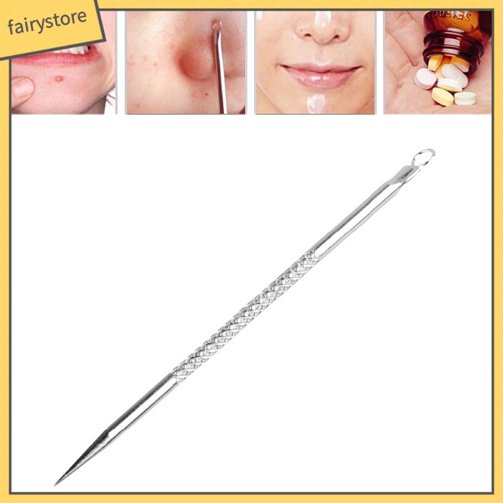 [Hàng mới về] Dụng cụ diệt mụn đầu đen chăm sóc da bằng inox