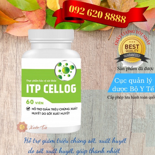 ITP Cellog - Hỗ trợ giảm triệu chứng sốt, xuất huyết , giúp thanh nhiệt, tăng cường sức đề kháng