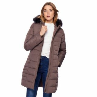 Áo khoác lông vũ dáng dài xuất Âu