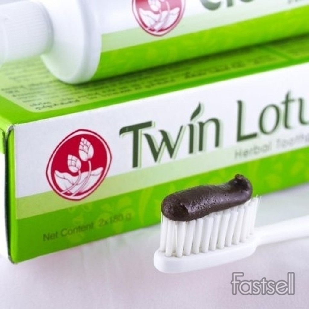 Kem Đánh Răng Thảo Dược Twin Lotus 150g - Thái Lan