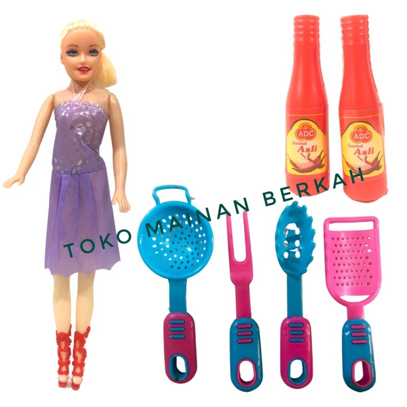 Đồ chơi Mama COOKING | Đồ chơi búp bê Barbie COOKING | Bộ đồ chơi nhà bếp búp bê xinh xắn