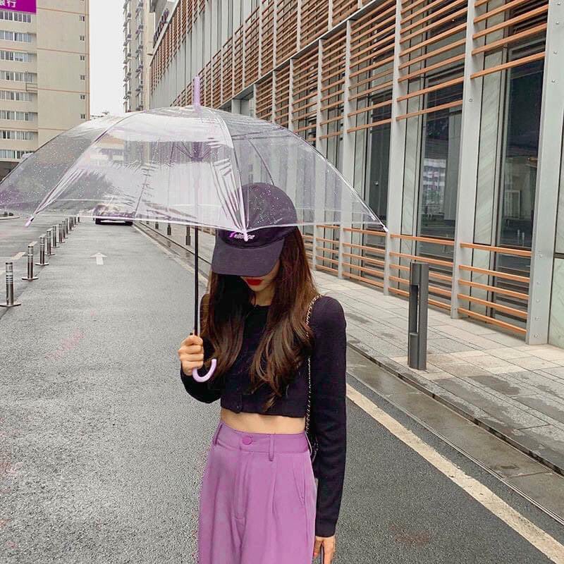 Quan nu kieu dai ong rong mau tim thoi trang cao cap