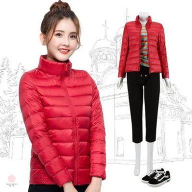 Áo phao cho người béo  ☑️ áo khoác nữ siêu nhẹ không mũ