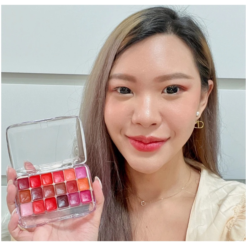 Bảng son kem lỳ 18 ô COSMO NANA COLOR LIP PALETTE