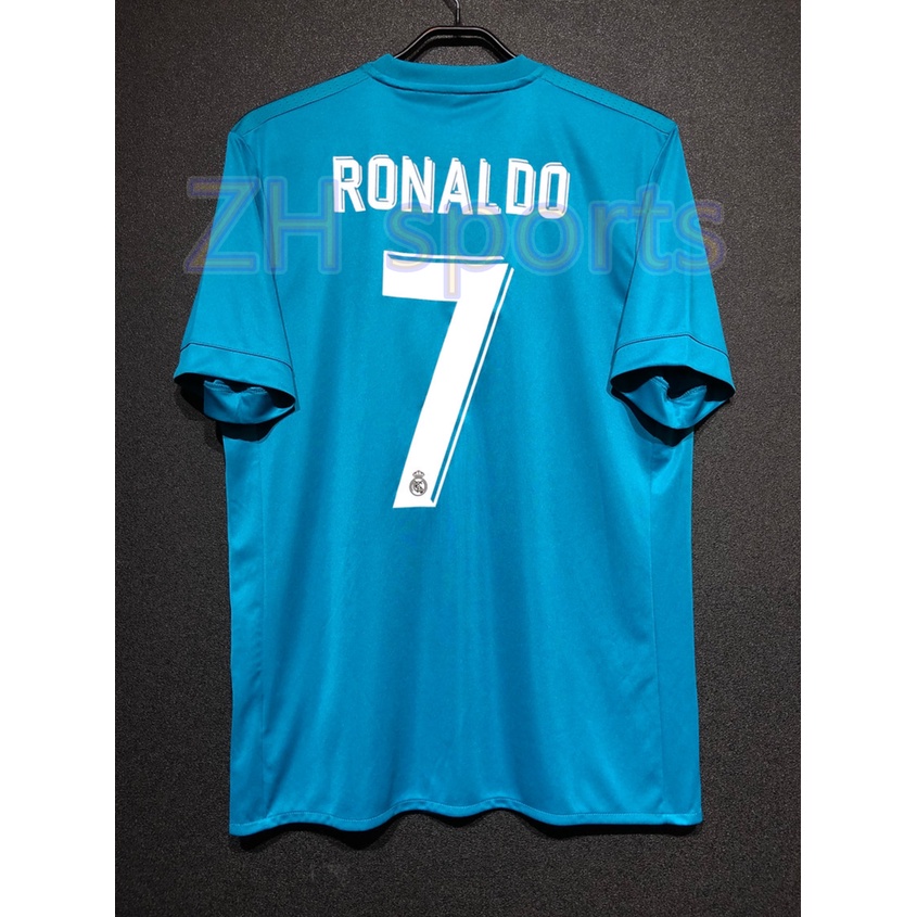 Áo Thun Bóng Đá Real Madrid 17/18 2017/2018 10ASENCIO 20 RONALDO 7