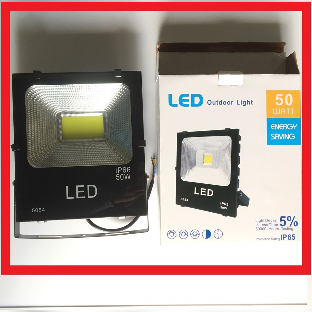 Đèn Pha led COB 10w, 20w, 30w, 50w, 100w, 150w, 200w, Fa công trình chuyên dùng mắt 5054 - IP66 ///