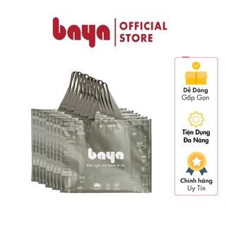 Túi mua sắm BAYA (Combo 10) 6000205 Chất liệu PP Xám