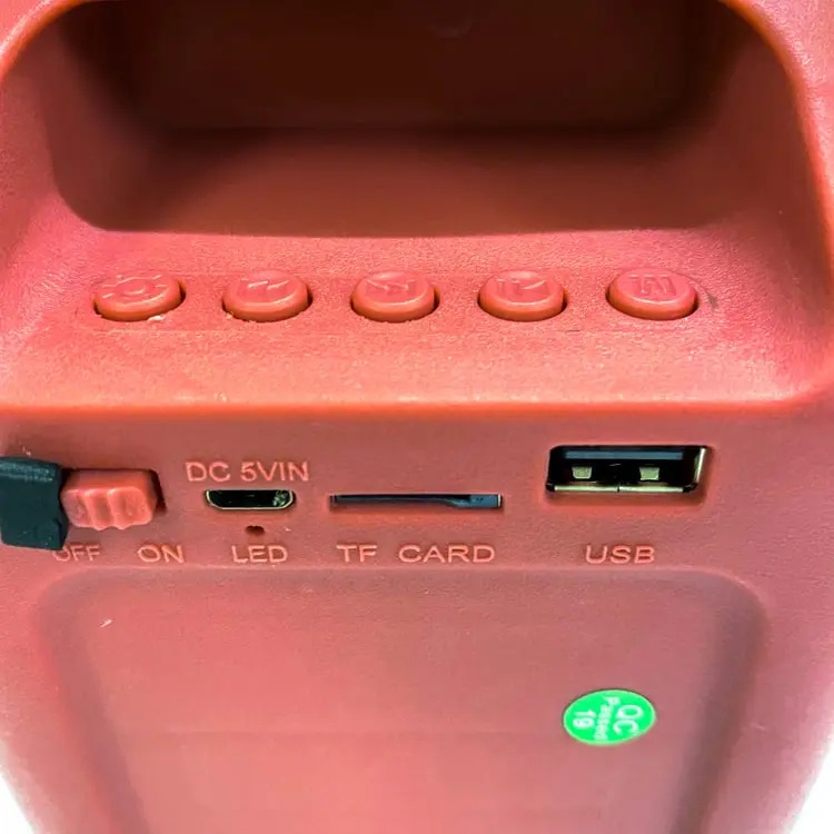 Loa Bluetooth MS-2653BT có đèn led RGB âm thanh chất lượng bass trầm tích hợp khe cắm thẻ nhớ, USB