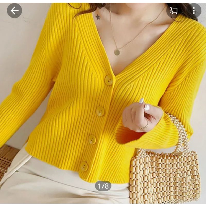 Áo cardigan nữ khoác len dạ mẫu mã mới nhất năm 2022 phong cách Hàn Quốc kiểu dáng croptop