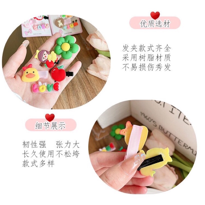SET 5 CHI TIẾT KẸP TÓC CHO BÉ YÊU