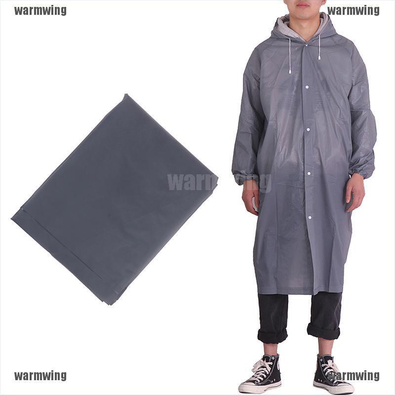 Áo Mưa Poncho Trong Suốt Có Nút Gài Tiện Dụng