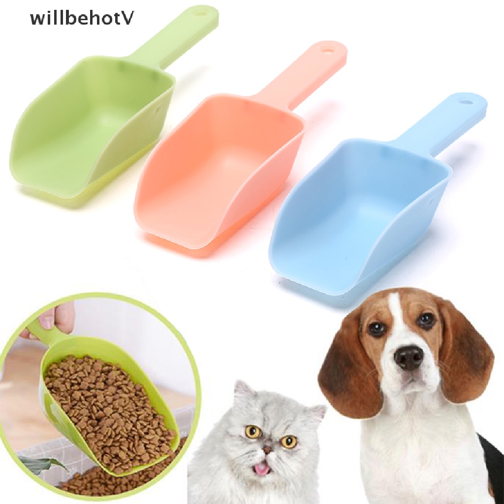 1 Xẻng Xúc Thức Ăn Cho Thú Cưng Bằng Nhựa