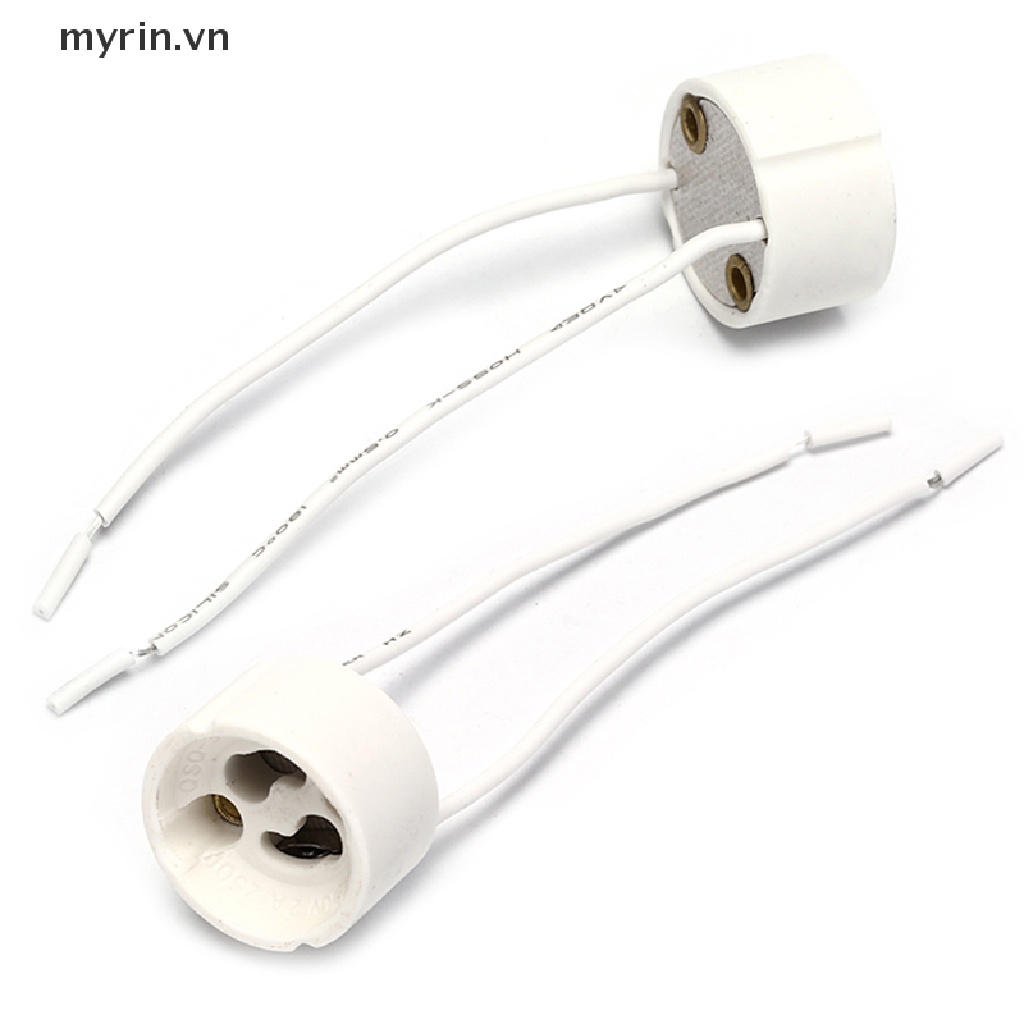 Set 10 Ổ Cắm Dây Đèn LED GU10 Bằng Gốm Cho haen