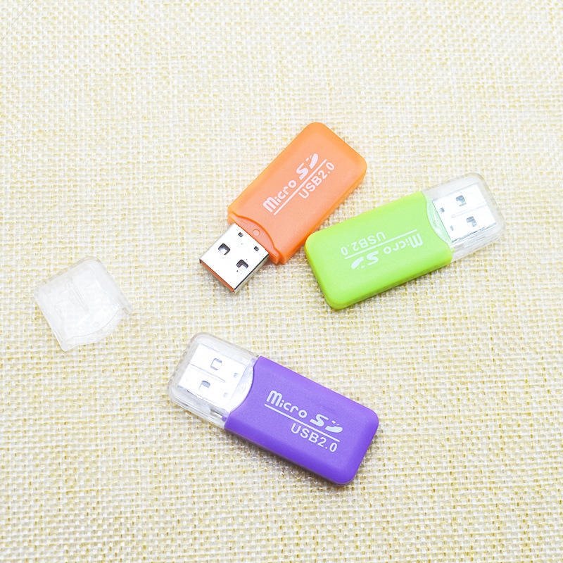 Đầu Đọc Thẻ Nhớ Mini Usb 2.0 Cho Máy Tính Bảng / Pc Hỗ Trợ 64gb