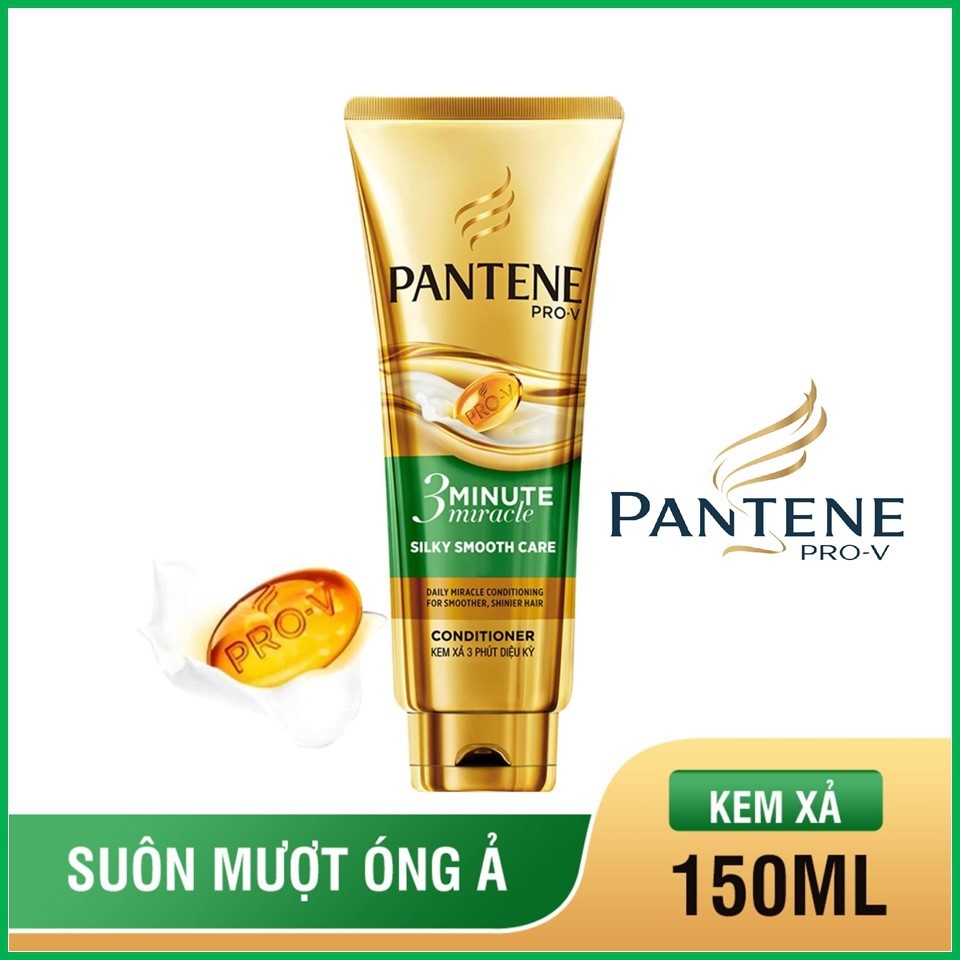 Kem xả Pantene 3 Phút diệu kỳ Óng mượt 150ml