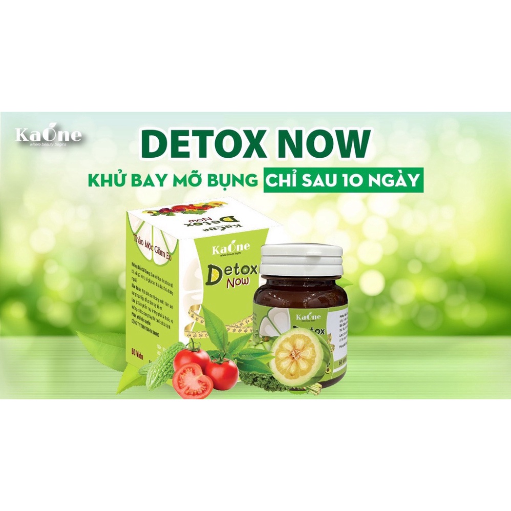 DETOX RAU CỦ NOW - Kaone - Thon gọn,tan mỡ