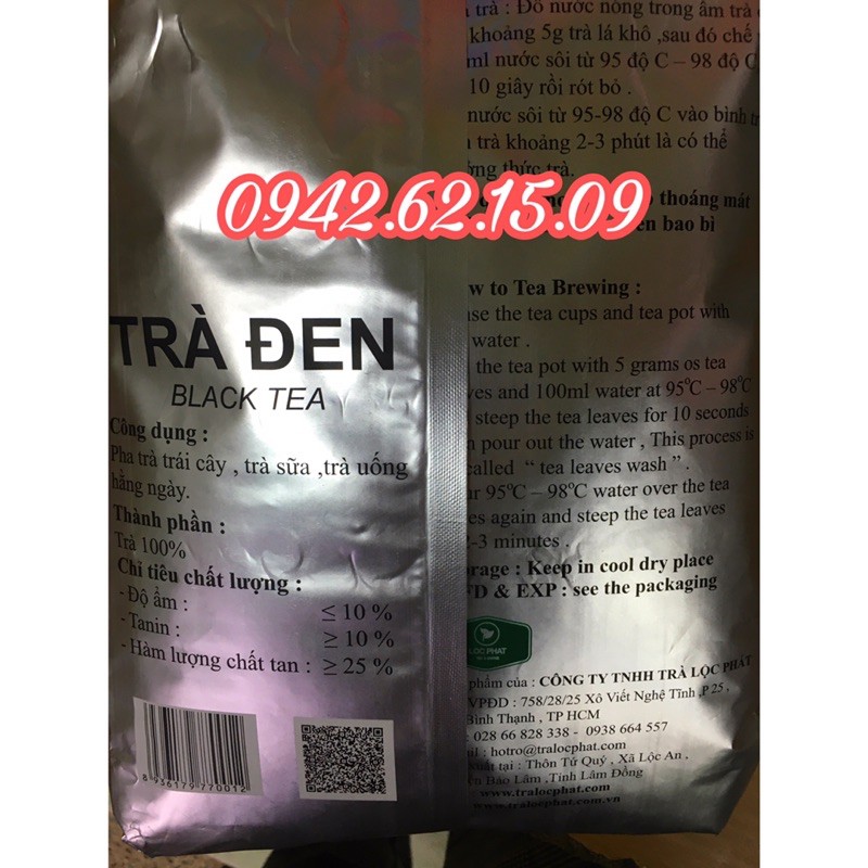 Trà đen Lộc Phát gói 1 kg [ tra QR code ra web]