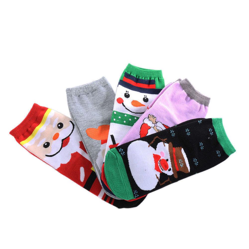 ME Set 10 Đôi Tất Cotton Hoạ Tiết Giáng Sinh Dễ Thương