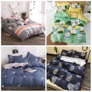 Set ga cotton poly 4 món k mền ( ib mẫu)