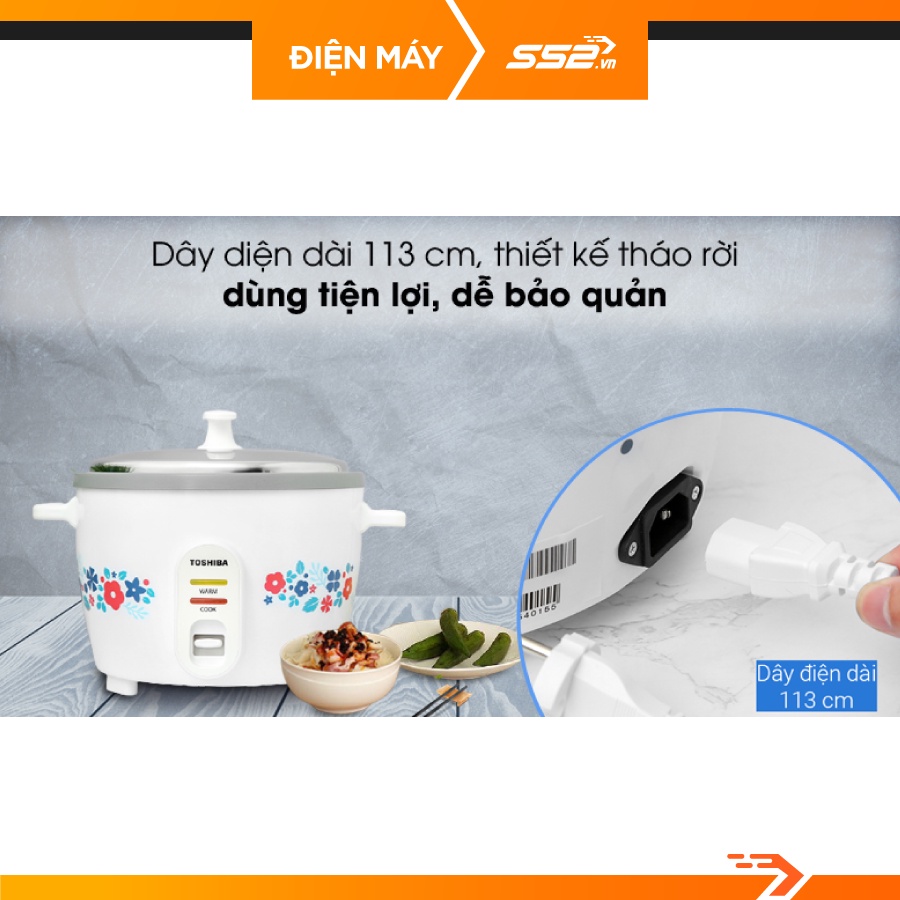 Nồi Cơm Điện Toshiba RC-18MH2PV - Bảo Hành Chính Hãng
