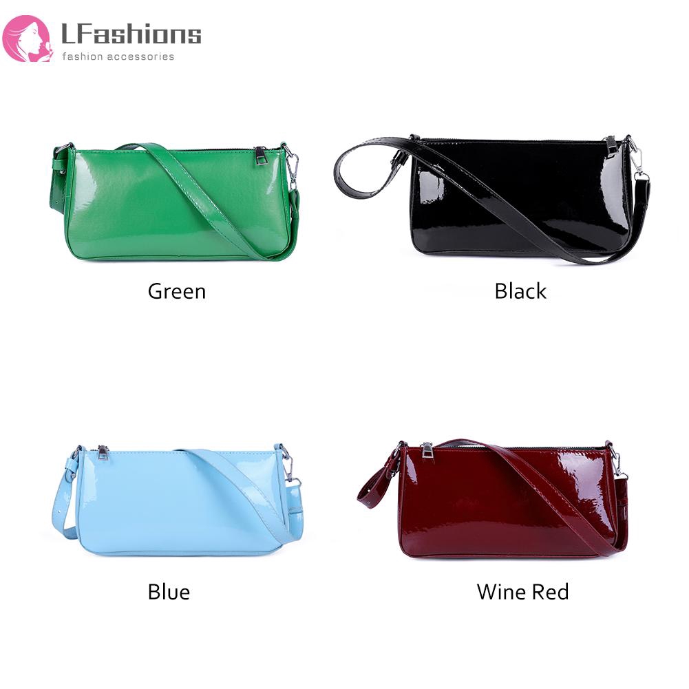 Retro PU Leather Handbag Women Solid Color Ladies Travel Shoulder Tote Bag