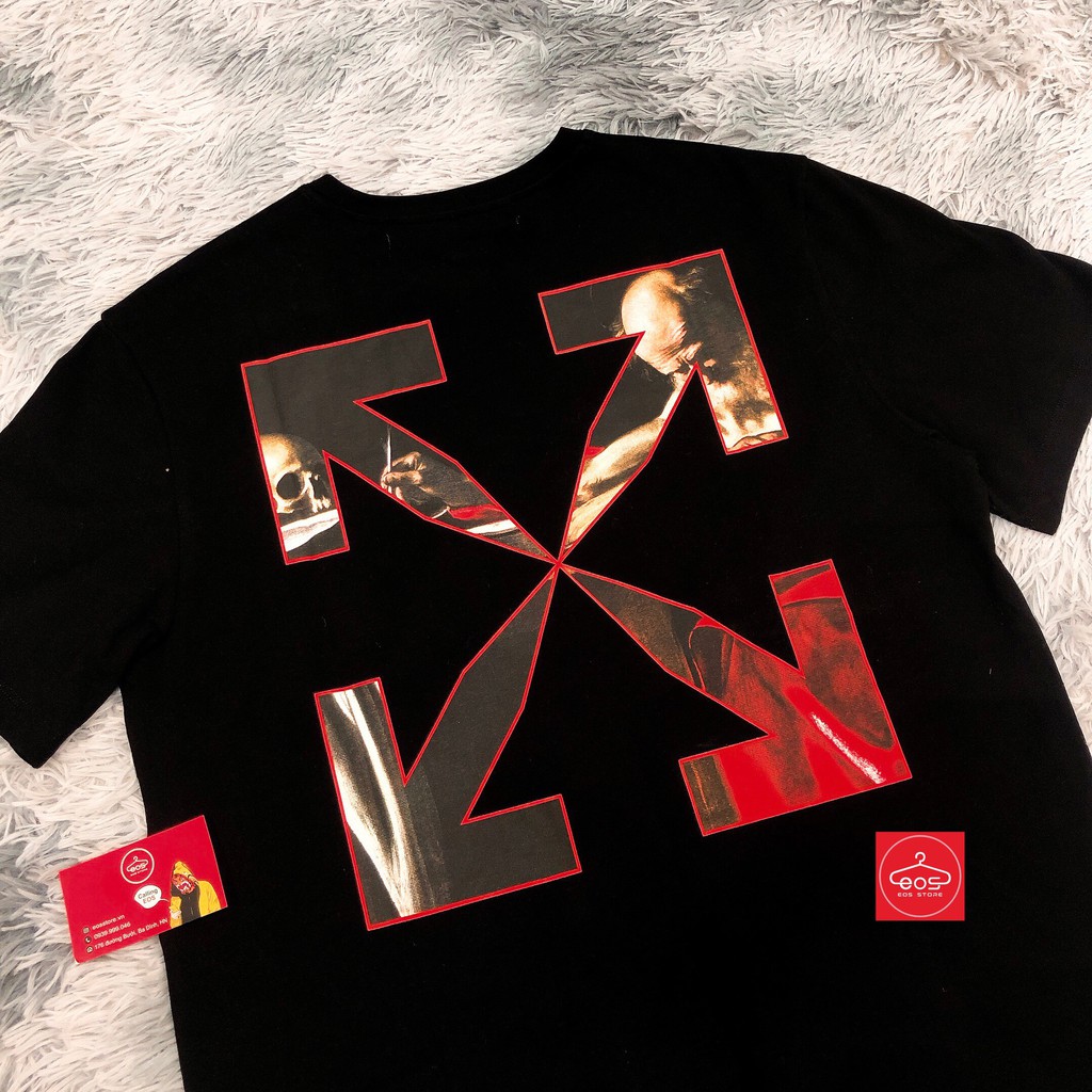 Áo thun OFF - WHITE Caravaggio painting  Bản cao cấp nhất