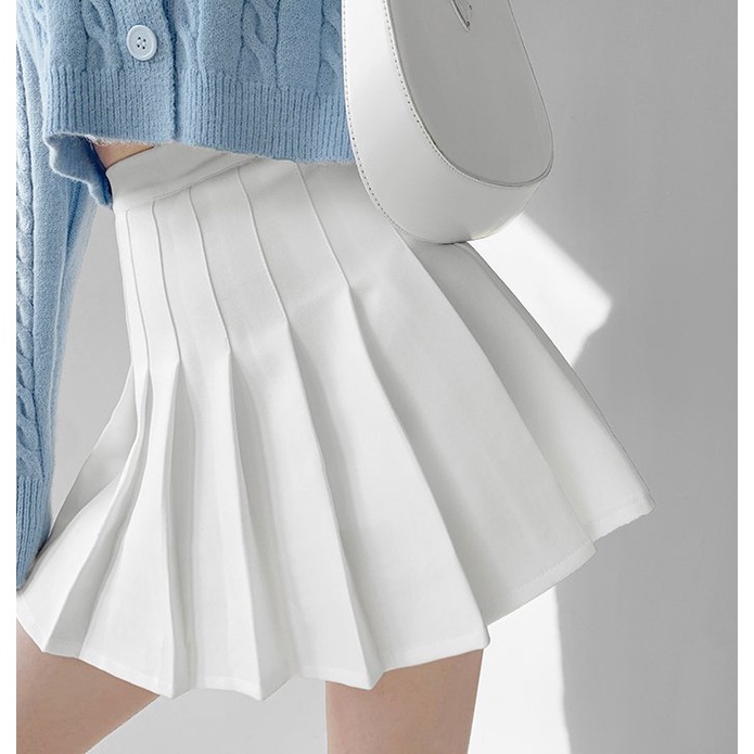 Chân Váy Xếp Ly Tennitt Quốc Dân Dáng Ngắn Xoè Uzzang Cạp Cao Có Quần Trong Phong Cách Hàn Quốc | BigBuy360 - bigbuy360.vn