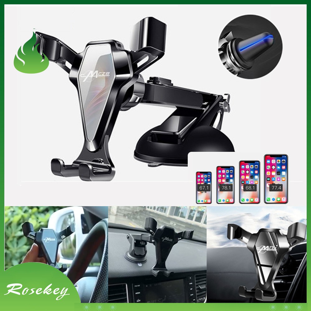 【Rosekey】phone holder 360 Rotating Car Windshield Dashboard Phone Holder Mount CJ013