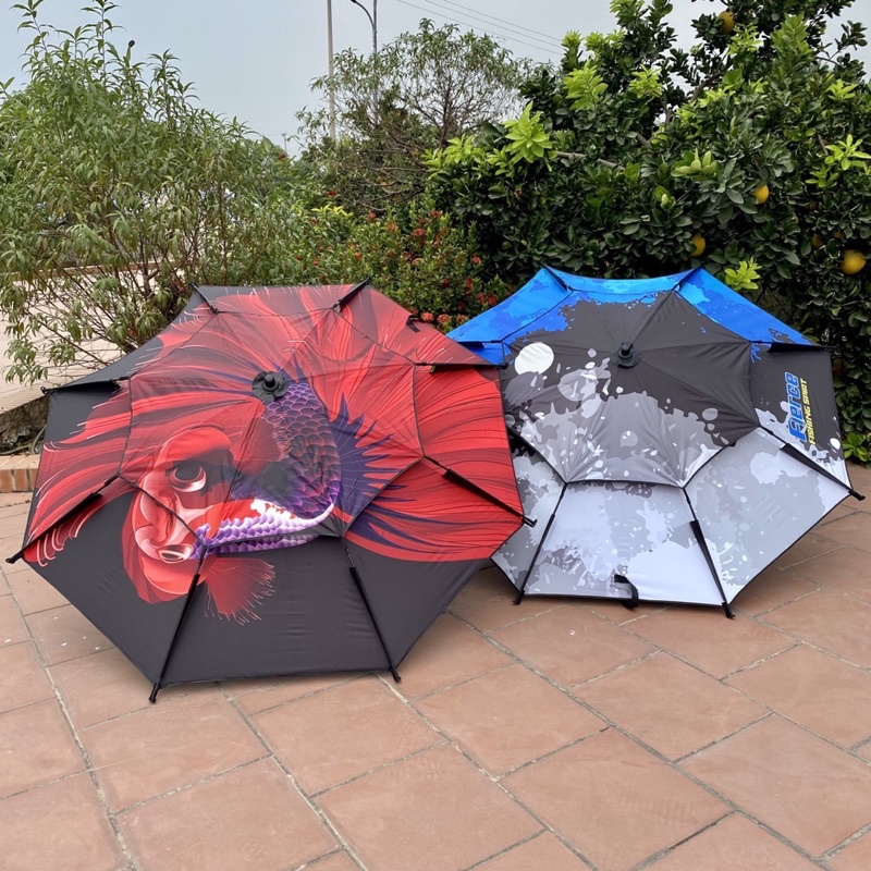 Ô DÙ CÁ KOI - BIỂN XANH 2 tầng cao cấp